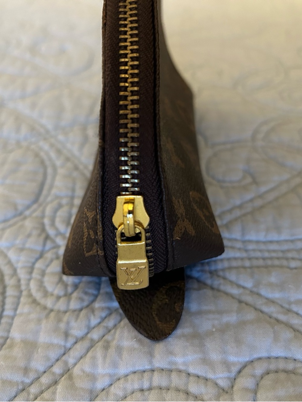 Mini Brown Monogram Pouch - Picture 3 of 9